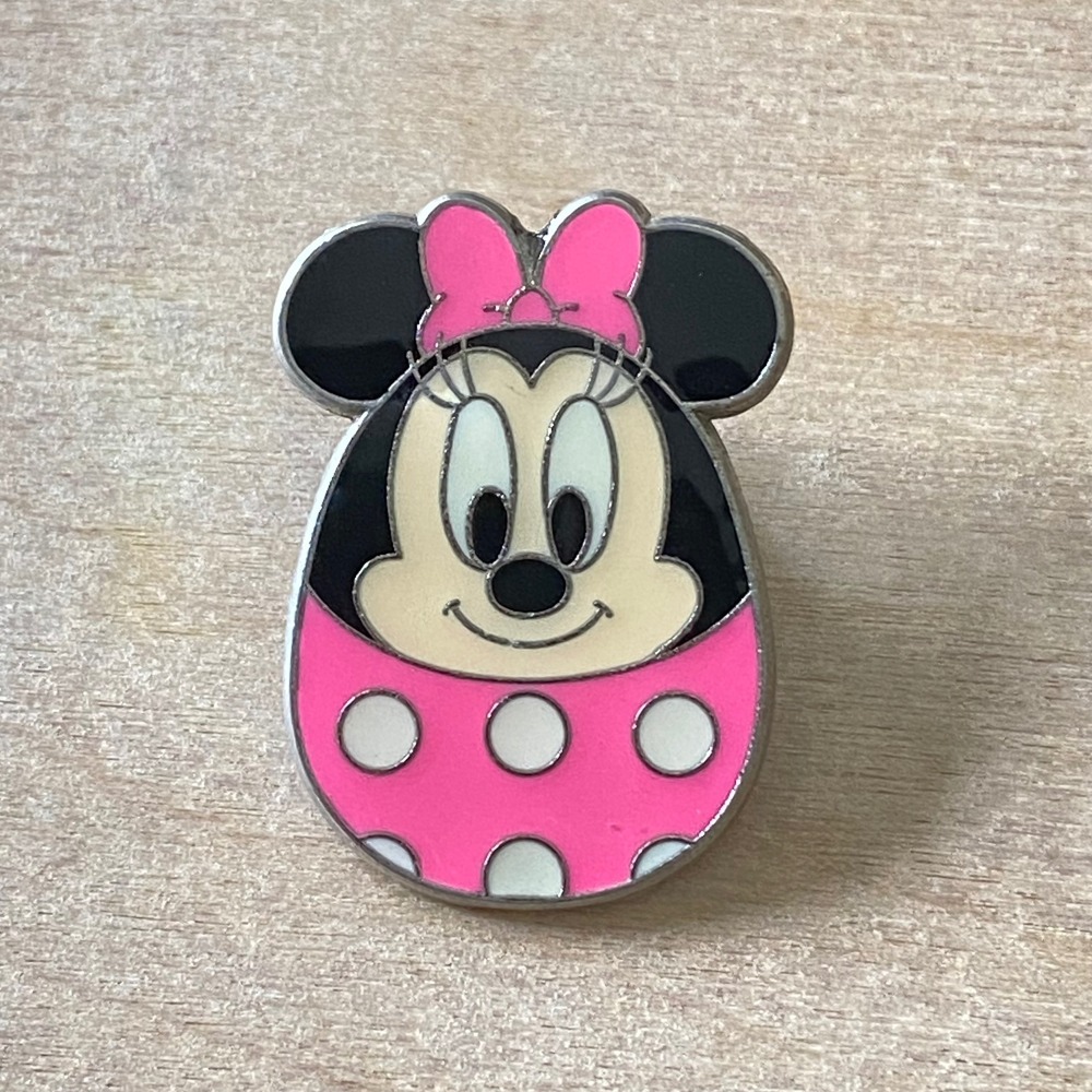 Disney Resort‎ Parks Minnie Mouse Easter Egg Enamel Pin 2018 Pink Polka Dot